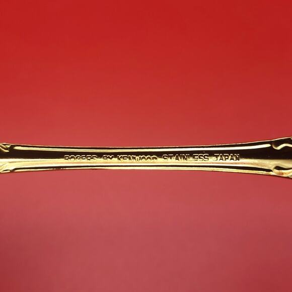 Set of 4 Golden Rexford Gold Electroplate Salad Forks 6.5” National Stainless - Picture 3 of 7